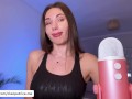 ASMR * A sexy brunette Cleo Patrice Fast and Aggressive Mic Pumping and Make You Cum