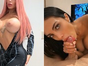 Horny Stepsister in Hentai Mood.. She is Crazy About Deepthroat and Hot Rough Sex - Lana Myers