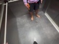 Backpacker Flirts with a Stranger in the Elevator – Things Escalate Quickly!