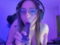 Gameuse sexy masturbation avec mes dildos et mon womanizer🎮