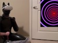 Latex Doggy Bitchsuit Spirals