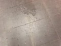 POV Yellow Morning Power Piss Leaves Huge Puddle on Kitchen Floor