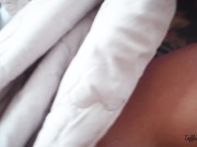 I got a huge cumshot on my pussy and ass after a crazy night