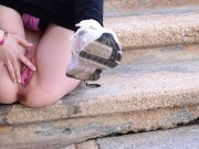 Ariel Ortiz goes to the beach with his partner, they feel like playing and she sucks his penis