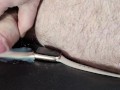 Cumshot on Girlfriend's Apple Watch with Soft Pink Band
