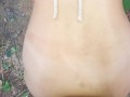 Me masturbava e na hora passou garota e me observa se masturbando na trilha da cachoeirinha!