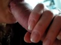 WFH Hotwife Sucks Nice Cock. REAL AMATEUR COUPLE HOMEMADE BLOWJOB!