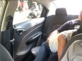 horny couple fuck in the uber car.
