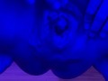 Preggo Lola Sky quick masturbation with happy end squirt at the tanning salon