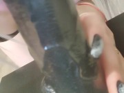 Young slut deepthroats black cock hard – hot show