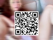 Sexy e-girl neighbor teases you and invites you to watch her pussy play