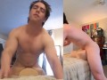 Muscular College Student Eats, Fucks, and Creampies his Tantally