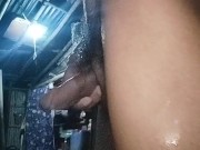 Nag Sal sal sabkusina at Cr may nanood ng tv(Asian Dick )