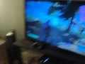 Pretty Milf Lifts Up Her Mini Dress and Lets Hot Latino Daddy Masturbate While She Plays Fortnite