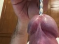 Urethral adrenaline. Cum through a catheter