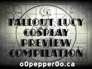 LUCY FALLOUT COSPLAY PREVIEW COMPILATION