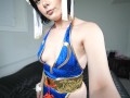 Fucking my perfect pussy in Chun li cosplay