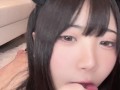 japanese teen  cosplay blowjob
