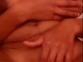 Ebony babe Kiraah rubbing her juicy Ebony pussy for me