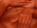 Ebony babe Kiraah rubbing her juicy Ebony pussy for me