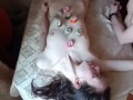 Sushi on a girl, table sex and a blowjob