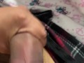 Stroking getting ready to my Girlfriend mouth