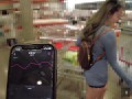 Remote vibe teasing walk! Pussy juice gushing, creampie climax💦