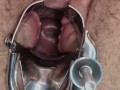 Hairy Pussy Gaping, Fucking & Orgasming While My Pussy Is Stretched Open With A Speculum