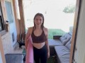 Yoga instructor uses teen and pretends like he’s helping her stretch… Before stretching her pussy