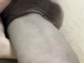 Playing with my cock to be really hard for you my babe