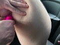 I had a squirting orgasm in the car with Sergio's magic fingers