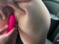 I had a squirting orgasm in the car with Sergio's magic fingers