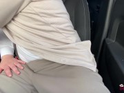 I had a squirting orgasm in the car with Sergio's magic fingers