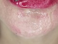 Faceless fetish doll drooling / Lipstease / ASMR