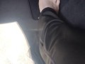 Pedal pumping a BMW barefooted