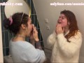 en manque de sperme pour  notre skincare - amateur francaise MILF GIRLF cum facials alt rousse