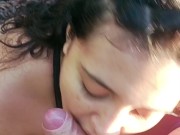 Colombiana culona y tetona tiene sexo al aire libre con el amigo de su novio en lugar publico