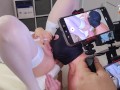 Bisexual threesome. Wife takes double creampie. Real female orgasm. 20133