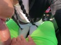 Extremely risky outdoor sex in a cabin above the ski slope - TonnyAndMiaLove