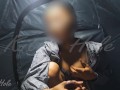 Chindo Horny Colmek Diluar Tenda Saat Camping - Asian girl masturbates in camping tent