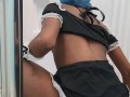 Sexy Maid Cleans Washroom in Hot Fantasy Maid Outfit – Your Fantasy Awaits!