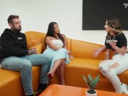 Adam22 & Lena the Plug Fuck Petite Babe Chanel Camryn After her Interview!