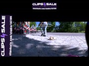 Preview clip | Girl with her favorite shoes Nike Shox worn with nylons and the evil teddy bear