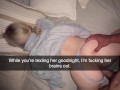 Cheating Teen Slut Takes Thick 7 INCH BBC at College with Panties On — Snapchat it All!