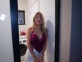 She Can't Pay The Rent - Willing To Pay With Mouth & Pussy And Become The Landlords Slut