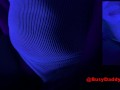 Sexy MILF Cum Slut Fucks in Blacklight Remove Glow In Dark Condom Creampie