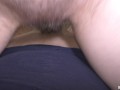 Thick hairy armpits & cunt indicate a slutty neighbour! Gone with cum on ass