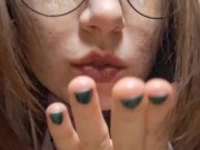 Let me caress your ears...without taking off my clothes