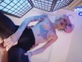 Cyberpunk Lucy`s hottest fun : hard fuck, orgasm & cum on ass