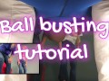 POV ball busting tutorial two views